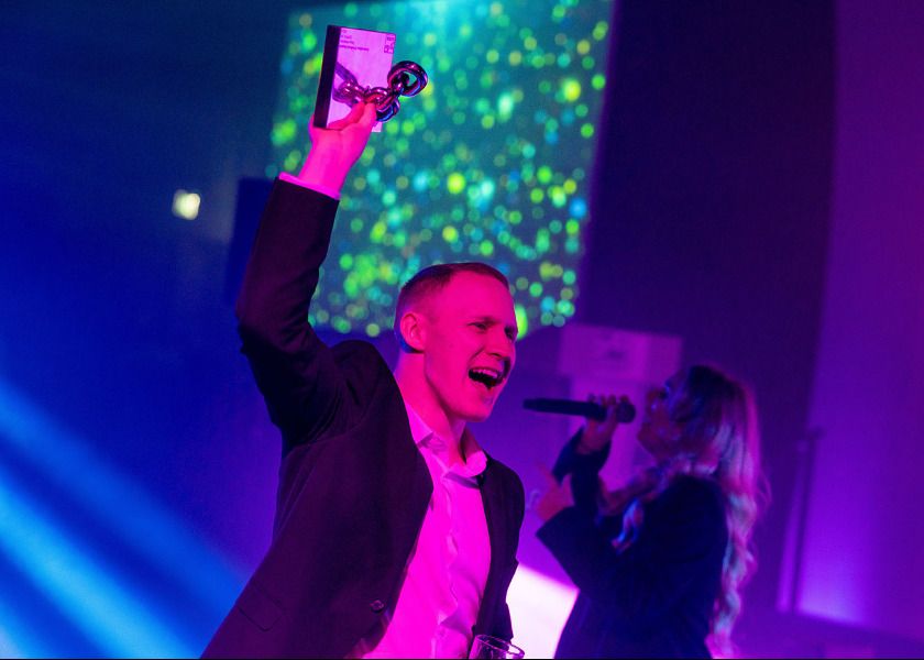 Winners lift their trophies at the biggest ever LEEA Awards - image