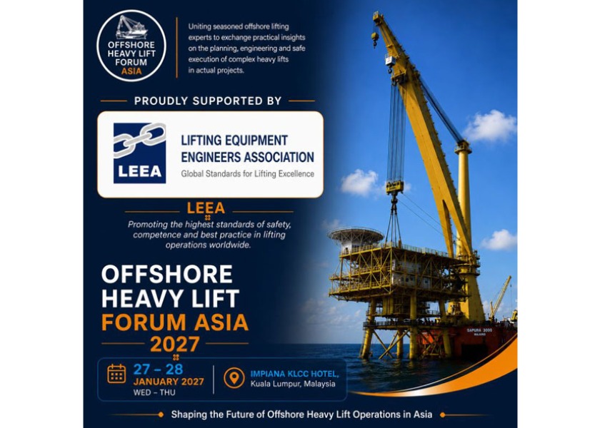 LEEA supports rescheduled Offshore Heavy Lift Forum