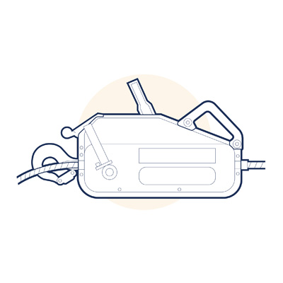 Lifting and Pulling Machines Using a Gripping Action on the Wire Rope